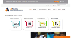 Desktop Screenshot of cellantenna.pl